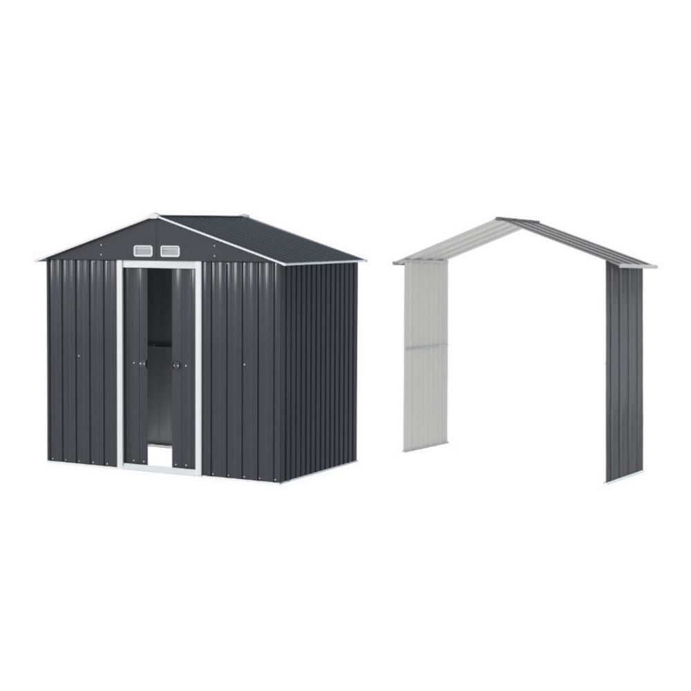 Garden Shed | Outdoor Storage | 2.15x1.74M | Tool Workshop | House Shelter | Extension Kit