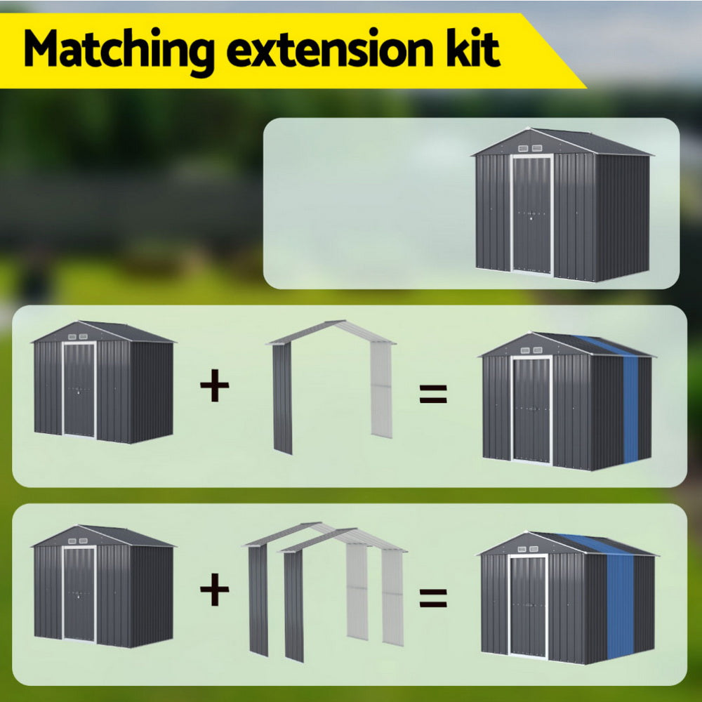 Garden Shed Extension Kit | Outdoor Storage | Tool Sheds | Workshop House Shelter
