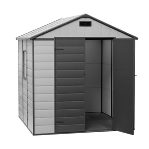 Garden Shed 2.15x2.14m | Outdoor Storage Shed | Tool Workshop Shelter | Metal Construction