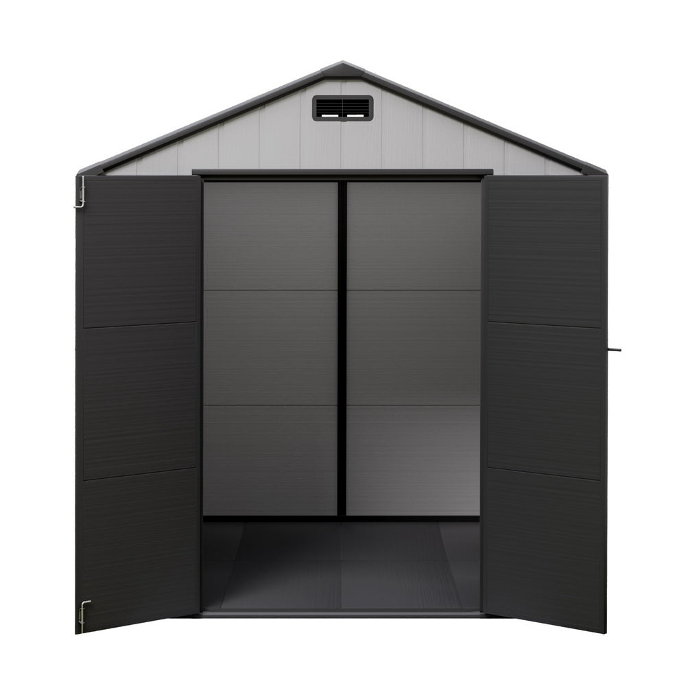 Garden Shed 2.15x2.14m | Outdoor Storage Shed | Tool Workshop Shelter | Metal Construction