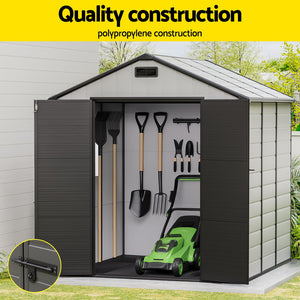 Garden Shed 2.15x2.14m | Outdoor Storage Shed | Tool Workshop Shelter | Metal Construction