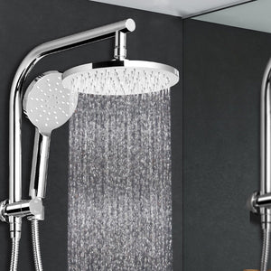 Cefito | 9'' Rain Shower Head Set | Handheld | Round | High Pressure | Chrome