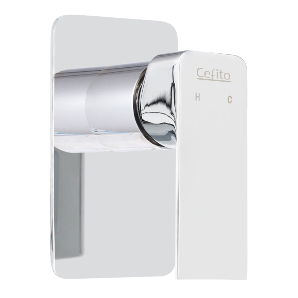 Shower Mixer Tap | Wall Bath Taps | Brass | Hot Cold | Basin | Bathroom | Chrome