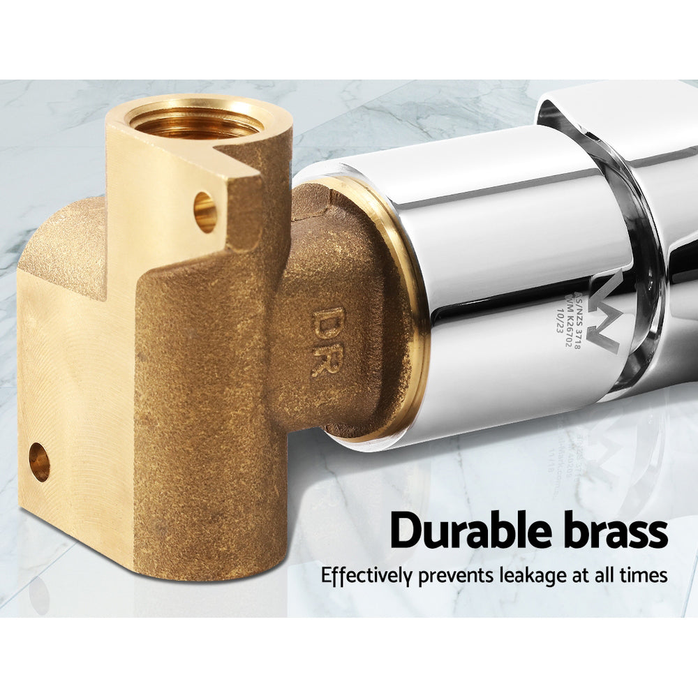 Shower Mixer Tap | Wall Bath Taps | Brass | Hot Cold | Basin | Bathroom | Chrome