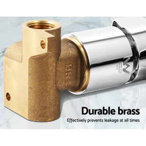 Shower Mixer Tap | Wall Bath Taps | Brass | Hot Cold | Basin | Bathroom | Chrome