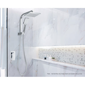 Shower Mixer Tap | Wall Bath Taps | Brass | Hot Cold | Basin | Bathroom | Chrome