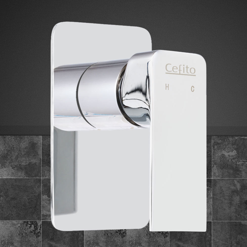Shower Mixer Tap | Wall Bath Taps | Brass | Hot Cold | Basin | Bathroom | Chrome