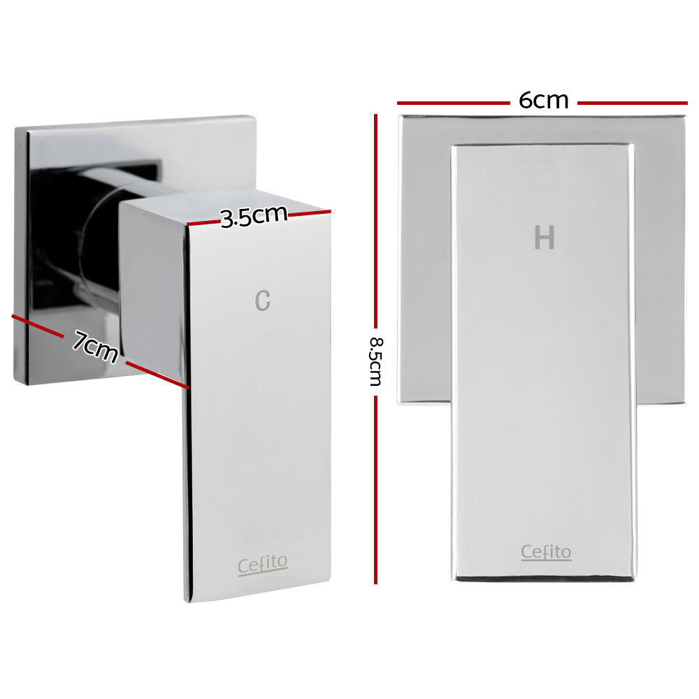 Shower Twins Tap | Wall Bath Taps | Brass | Hot Cold | Basin | Bathroom | Chrome