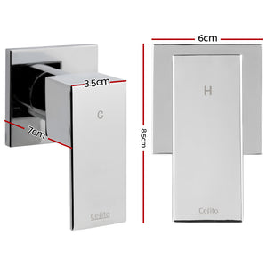 Shower Twins Tap | Wall Bath Taps | Brass | Hot Cold | Basin | Bathroom | Chrome