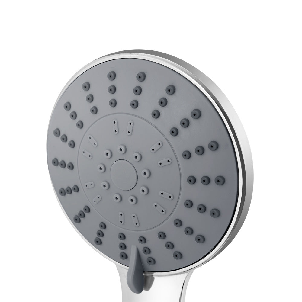 Handheld Shower Head | 4.5" | High Pressure | 5 Modes | Powerful | Round | Chrome