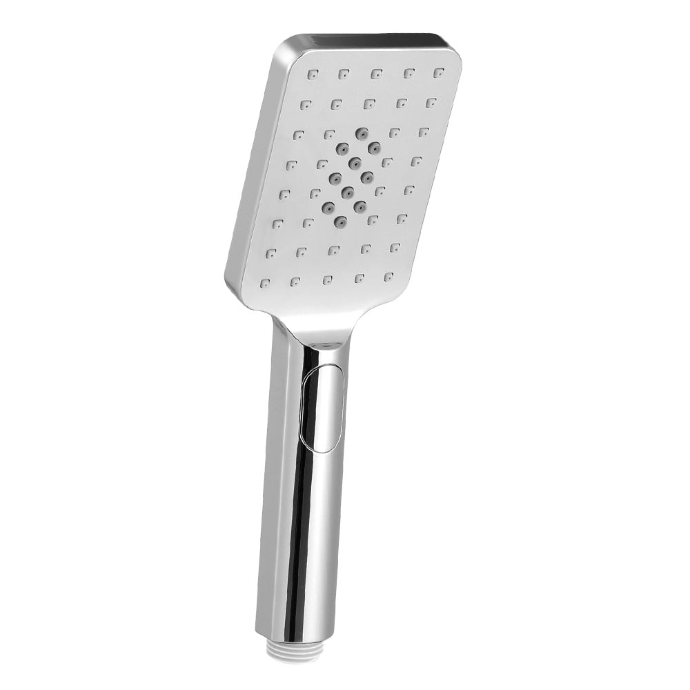 Handheld Shower Head | 3.1" | High Pressure | 3 Spray Modes | Square | Chrome