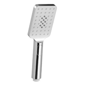 Handheld Shower Head | 3.1" | High Pressure | 3 Spray Modes | Square | Chrome