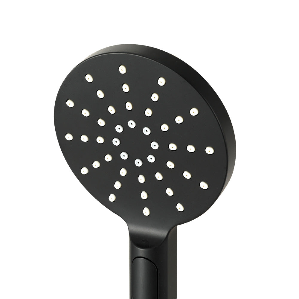 Handheld Shower Head | Wall Holder | 4.7'' | High Pressure | Adjustable 3 Modes | Black