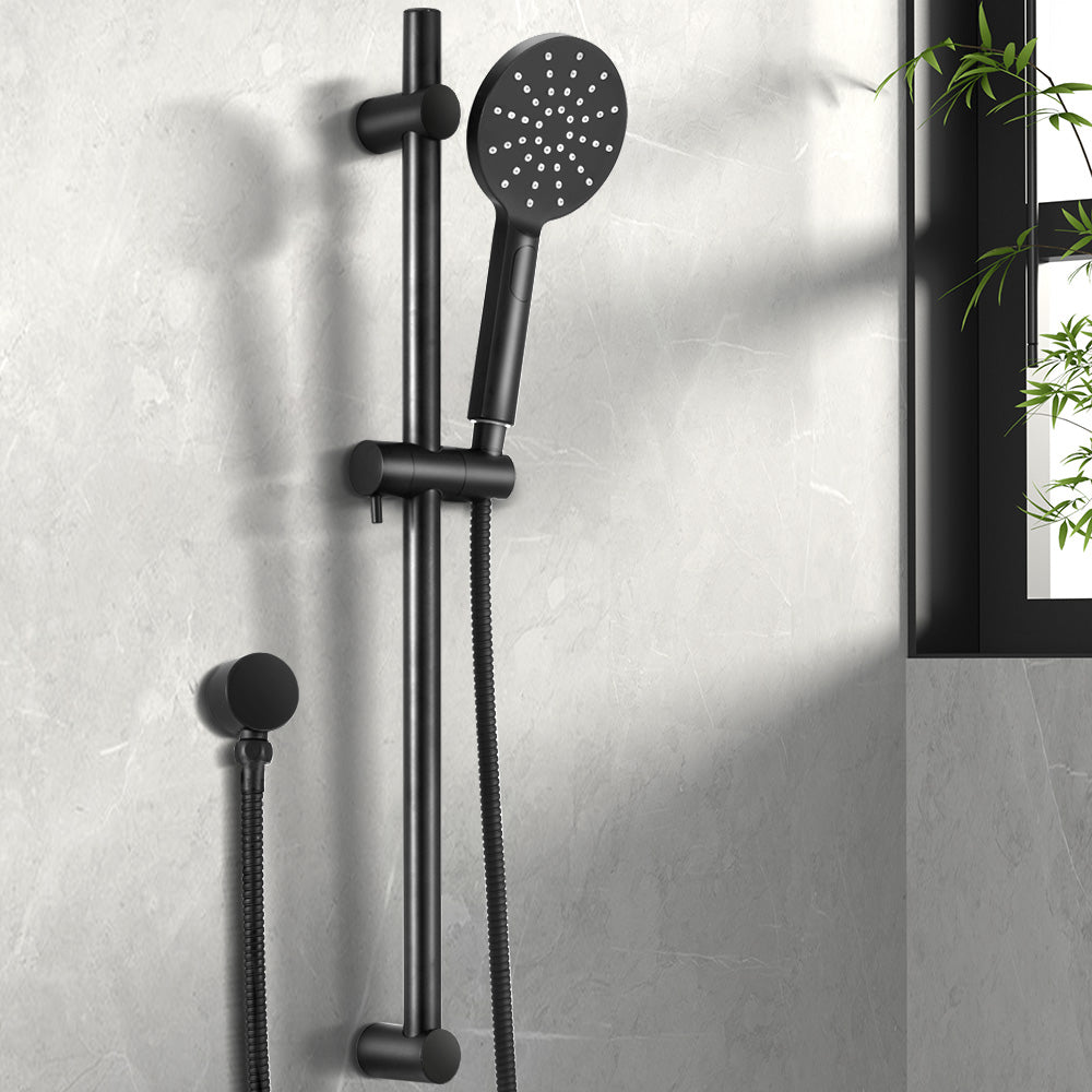 Handheld Shower Head | Wall Holder | 4.7'' | High Pressure | Adjustable 3 Modes | Black