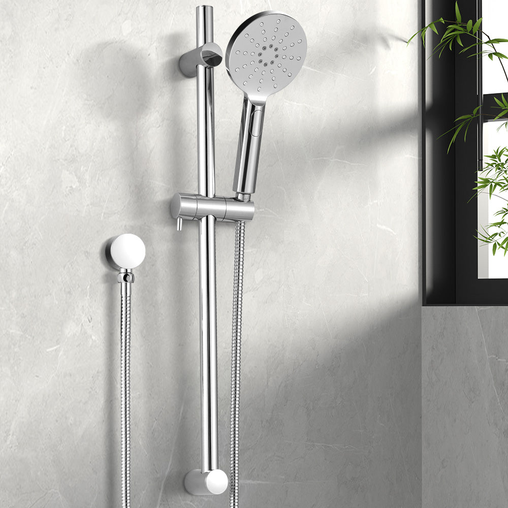 Handheld Shower Head | Wall Holder | 4.7" High Pressure | Adjustable 3 Modes | Chrome