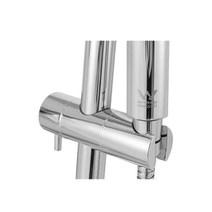 Handheld Shower Head | Wall Holder | 4.7" High Pressure | Adjustable 3 Modes | Chrome