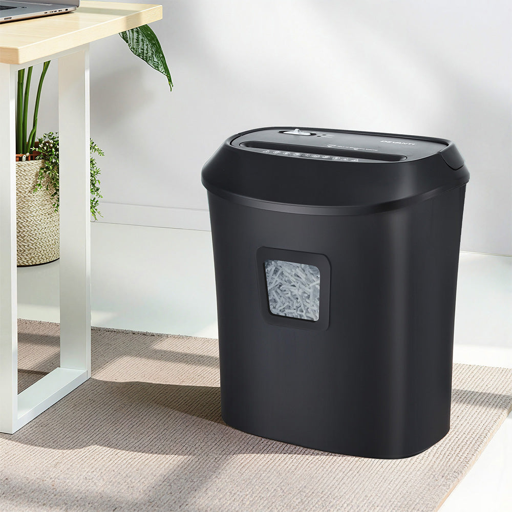 Electric Paper Shredder | Cross-Cut | 10-Sheet | Home Office