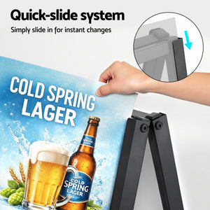 A1 A-Frame Sign Stand | Double Sided Poster Display | Outdoor | 60x90cm