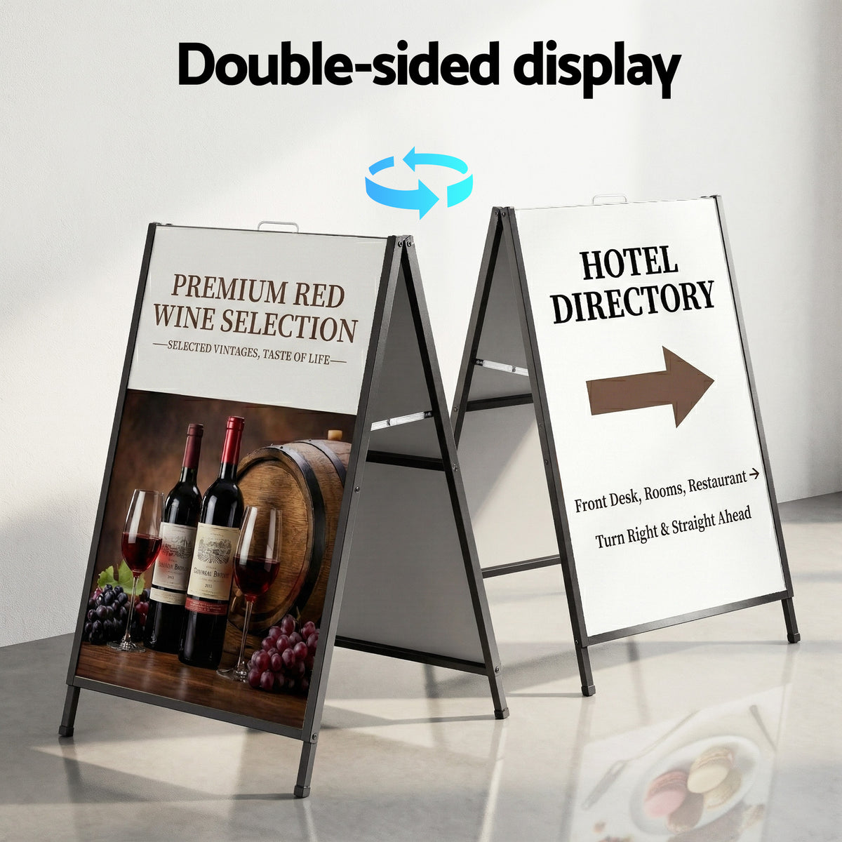 A1 A-Frame Sign Stand | Double Sided Poster Display | Outdoor | 60x90cm