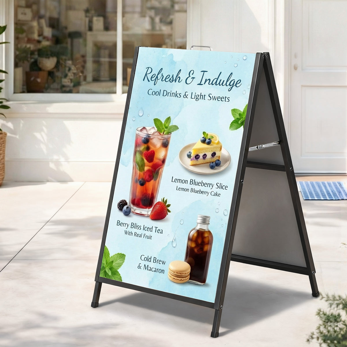 A1 A-Frame Sign Stand | Double Sided Poster Display | Outdoor | 60x90cm