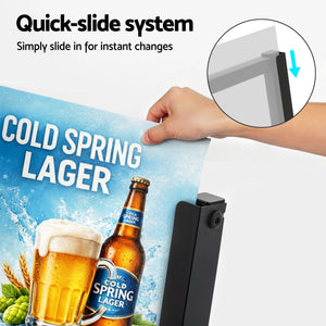 A1 A-Frame Sign Stand | Single Sided Poster Display | Outdoor | 60x90cm