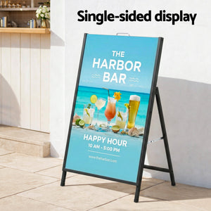 A1 A-Frame Sign Stand | Single Sided Poster Display | Outdoor | 60x90cm