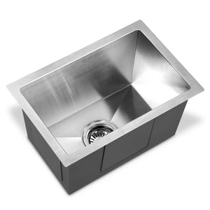 Cefito | Kitchen Sink | 45X30CM | Stainless Steel Basin | Single Bowl | Silver