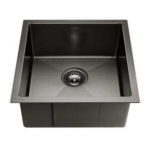 Cefito | Kitchen Sink | 51X45CM | Stainless Steel Basin | Single Bowl | Black