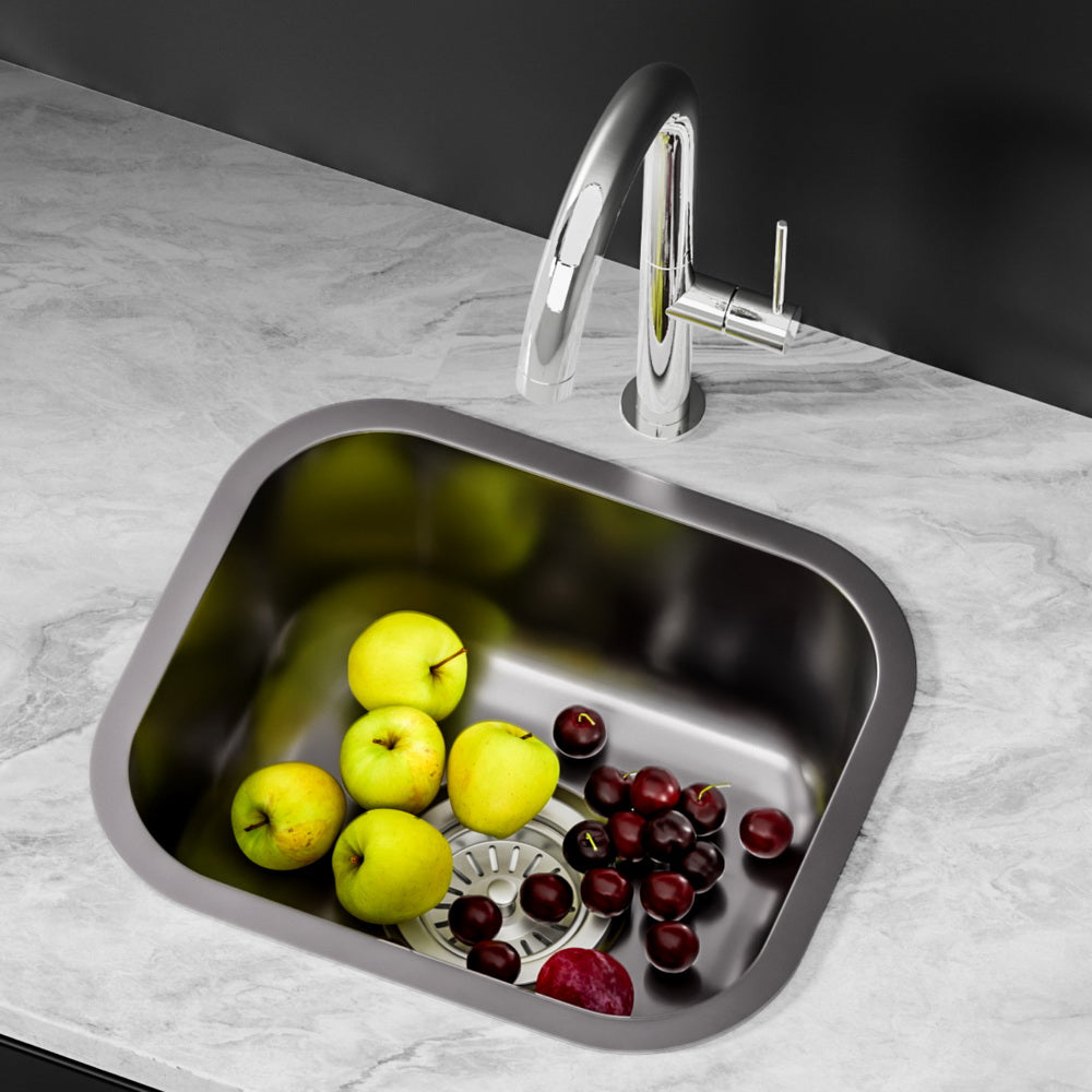 Cefito | Kitchen Sink | 30X36CM | Stainless Steel Nano Basin | Single Bowl | Black Finish