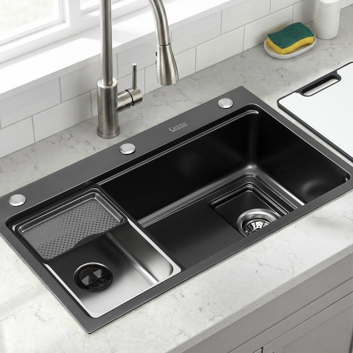 304 Stainless Steel Kitchen Sink | Bar Sink | Millet Grain Finish