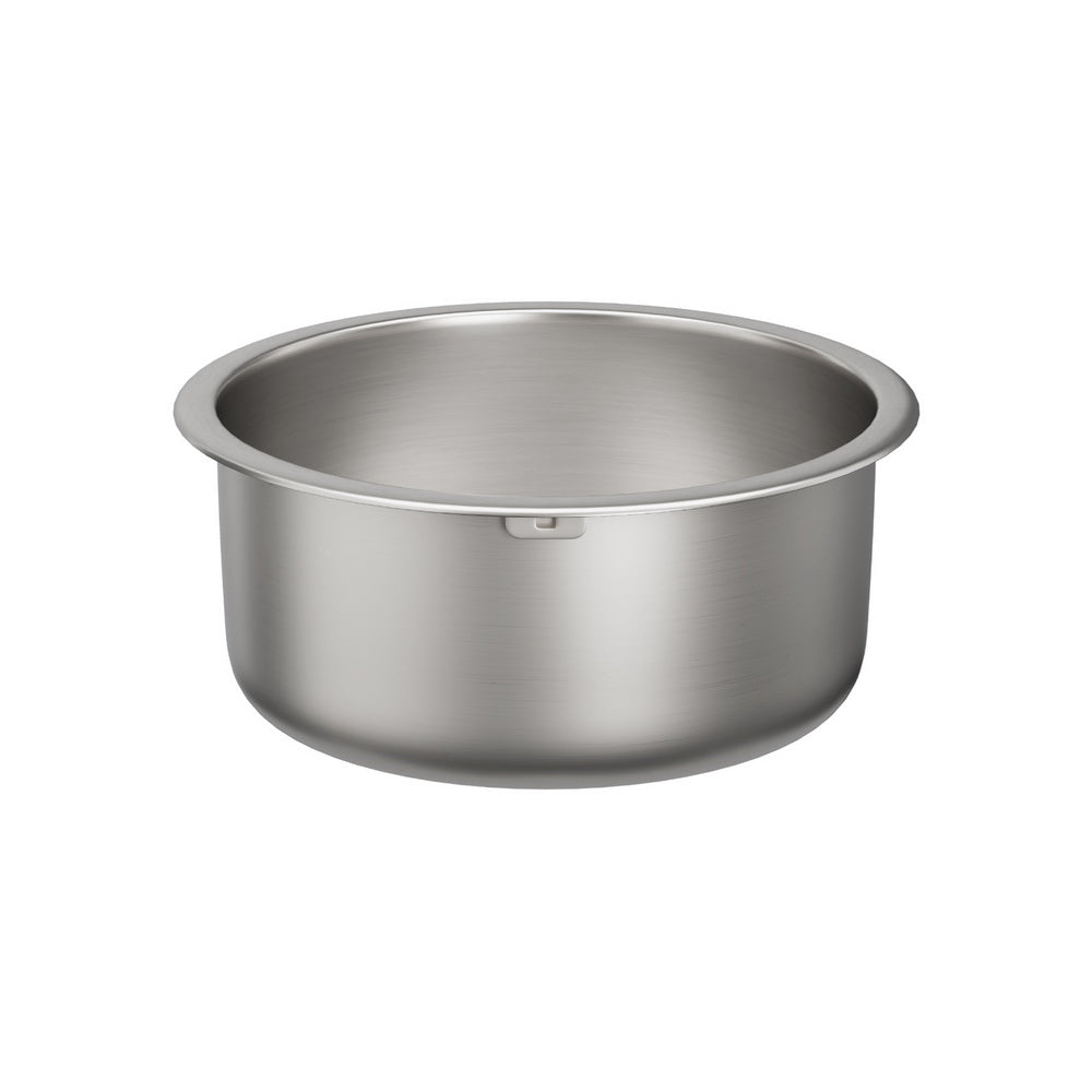 Cefito | Kitchen Sink | 43cm Round | Stainless Steel Basin | Single Bowl | Silver Finish