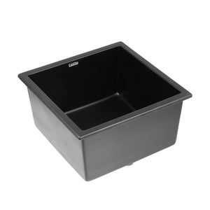 Granite Kitchen Sink | 45x45cm | Single Bowl | Black