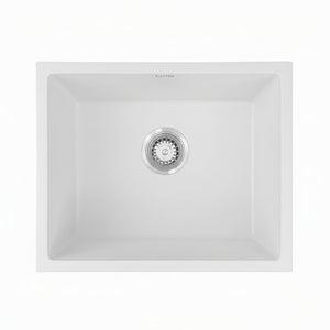 Granite Stone Sink | 55x45cm | Single Bowl | White