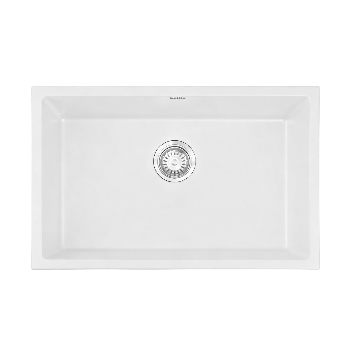 Granite Stone Sink | 70x45cm | Single Bowl | White