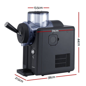 Devanti Slushie Machine 2L | Ice Cream, Smoothie & Milkshake Maker | Black