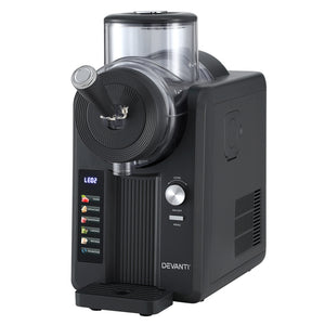 Devanti Slushie Machine 2L | Ice Cream, Smoothie & Milkshake Maker | Black
