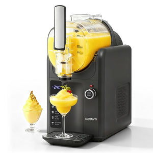 5-in-1 Slushie Machine | 2L | Ice Cream & Frozen Drinks Maker | Grey