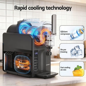 5-in-1 Slushie Machine | 2L | Ice Cream & Frozen Drinks Maker | Grey