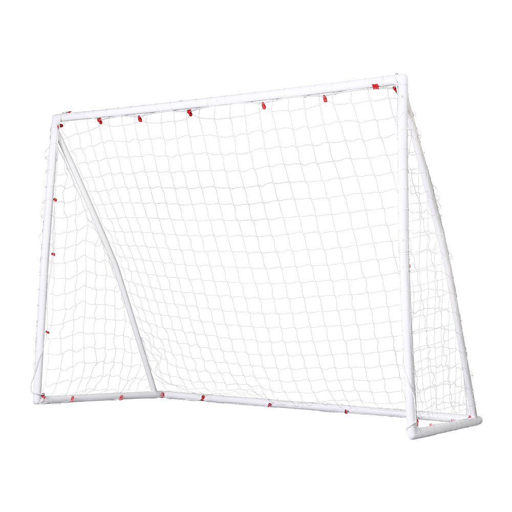 Everfit Soccer Goal Net | 8FT | UPVC Frame | PE Mesh | Weatherproof | Backyard