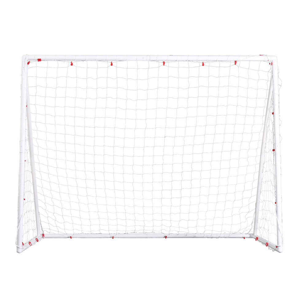Everfit Soccer Goal Net | 8FT | UPVC Frame | PE Mesh | Weatherproof | Backyard
