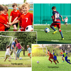 Everfit Soccer Goal Net | 8FT | UPVC Frame | PE Mesh | Weatherproof | Backyard