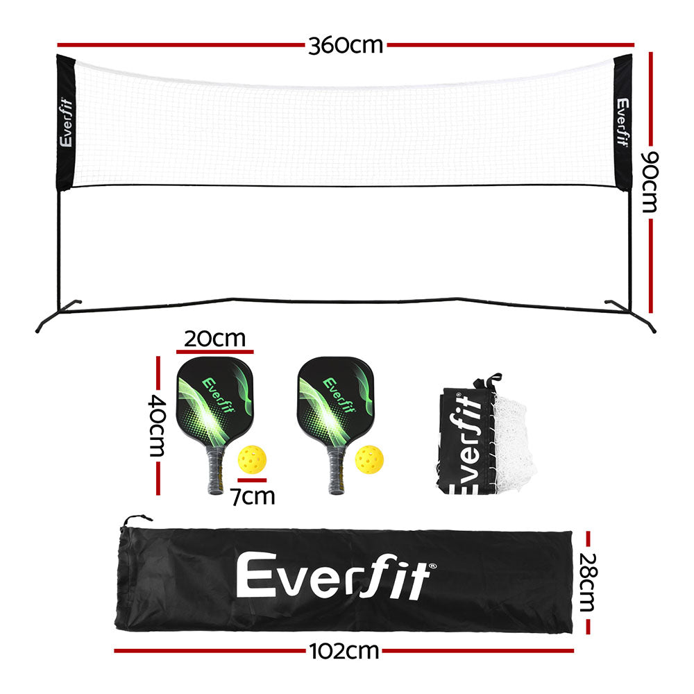 Everfit Net Set | 3.6M | Badminton, Tennis, Volleyball | Adjustable Height