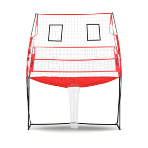 Portable Volleyball Training Net | 8ft | Adjustable Height | Ball + Carry Bag (Version B)