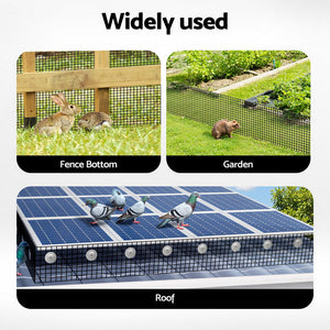 Solar Panel Bird Guard Mesh | 20cm x 30m Roll | PVC Coated | Rust Proof Critter Guard