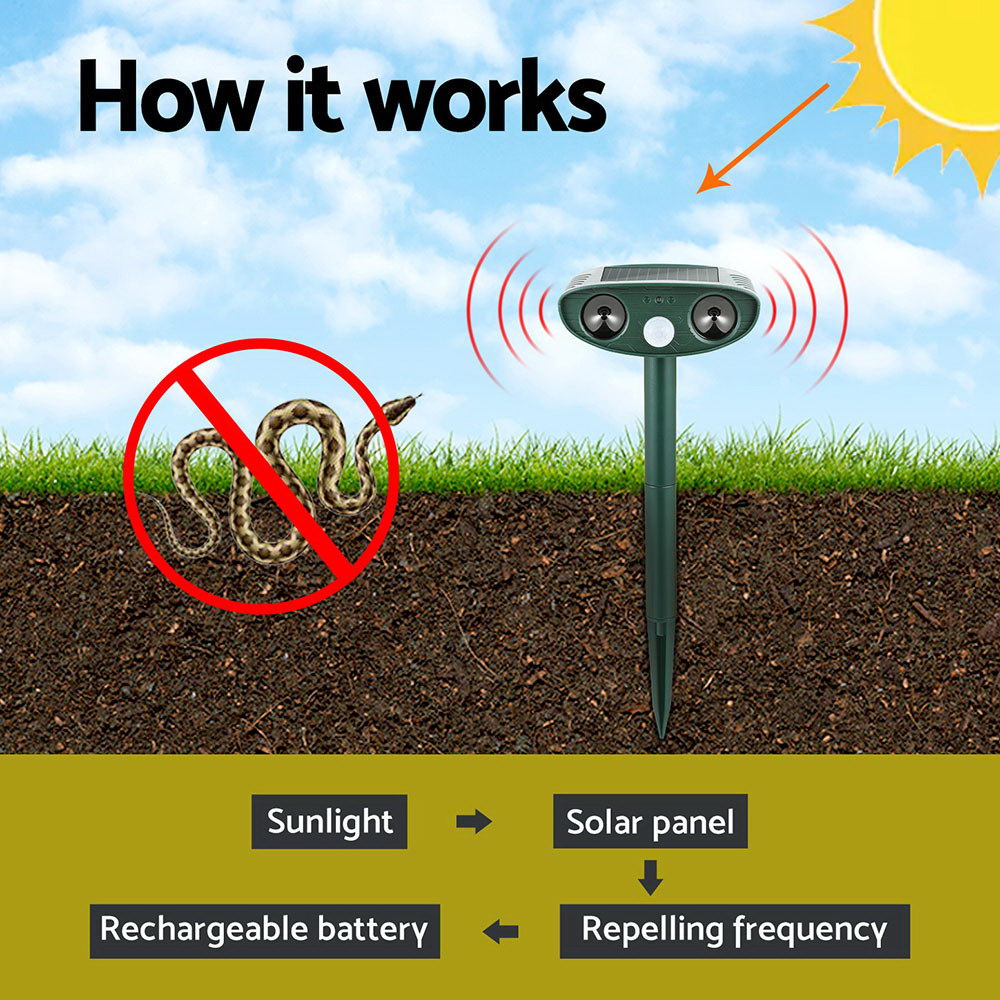 Snake Repeller | Ultrasonic Battery Powered | USB Charging