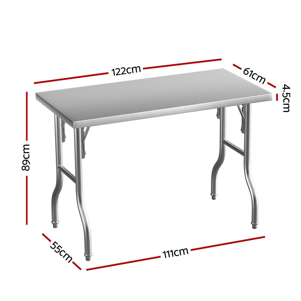 Home / Products / Cefito Stainless Steel Kitchen Benches Work Bench ...