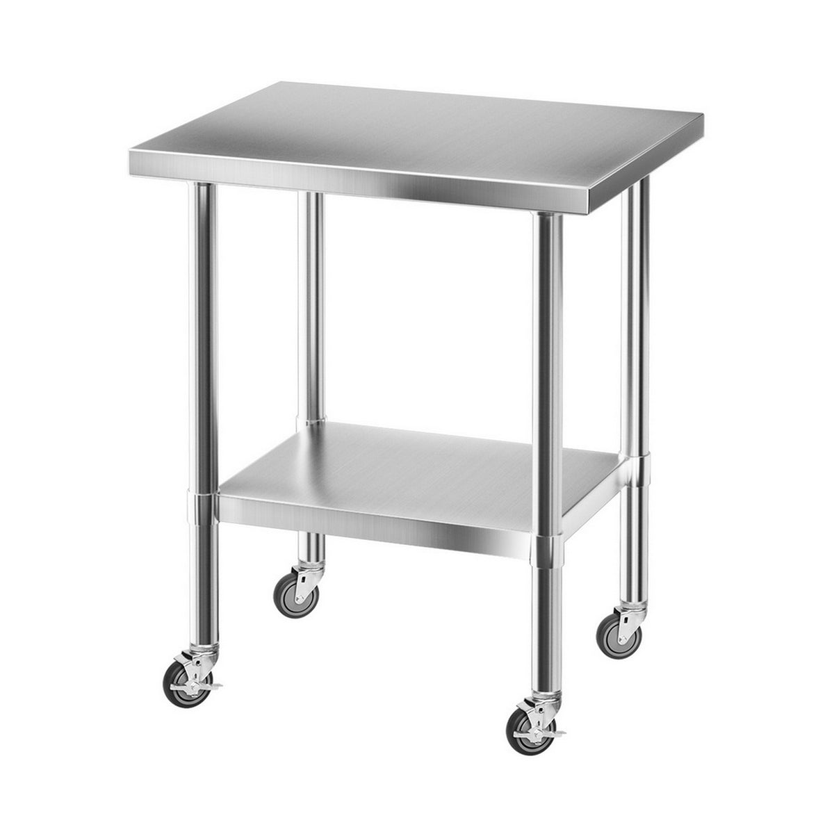 Stainless Steel Kitchen Bench | 760x610mm | 430 Grade | Splashback