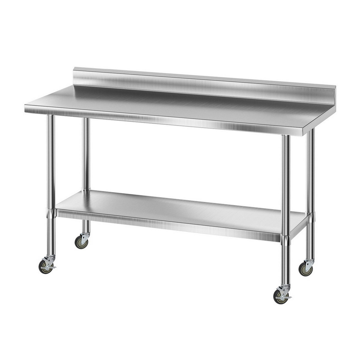 Stainless Steel Kitchen Bench | 1500x600mm | 430 Grade | Splashback