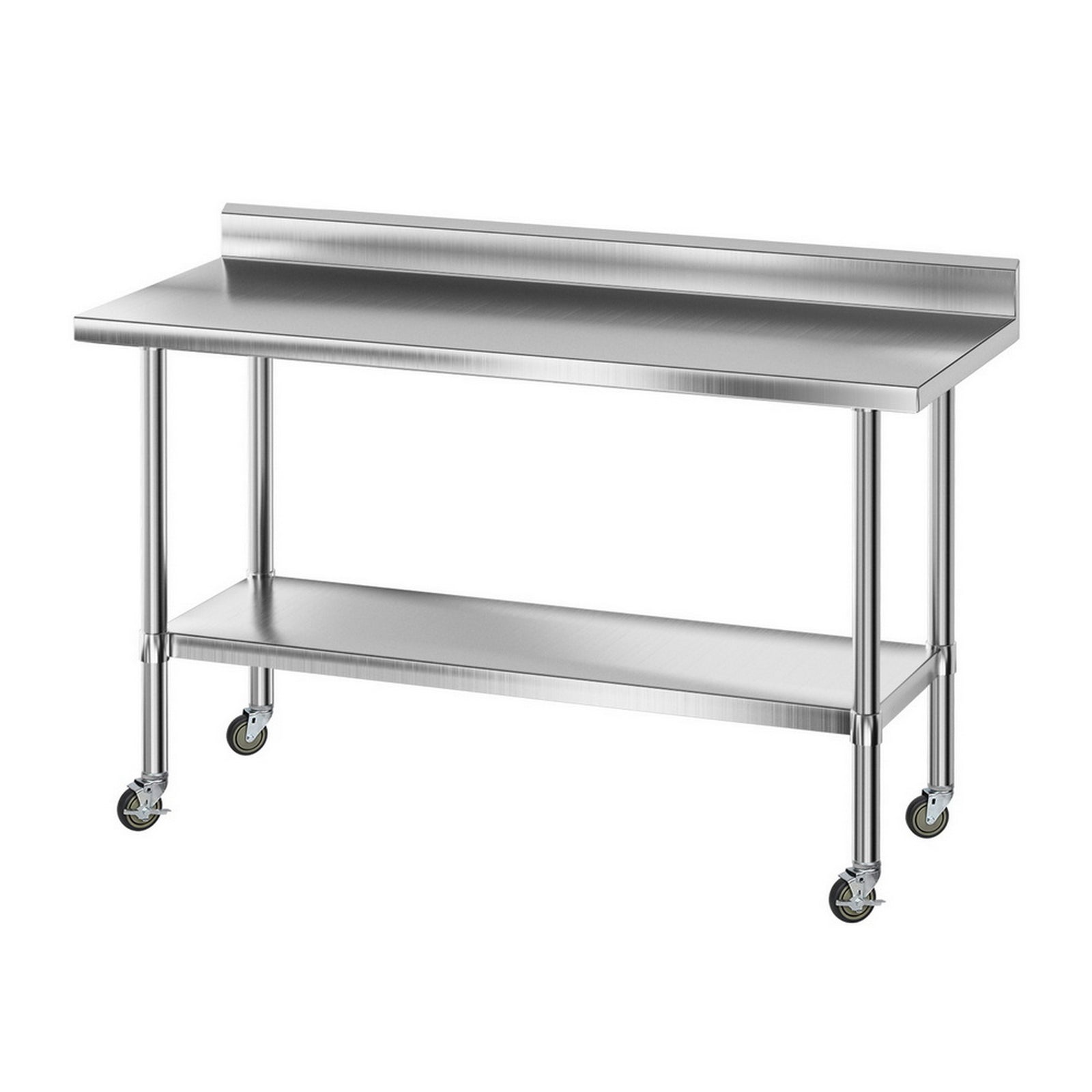 Stainless Steel Kitchen Bench | 1500x600mm | 430 Grade | Splashback