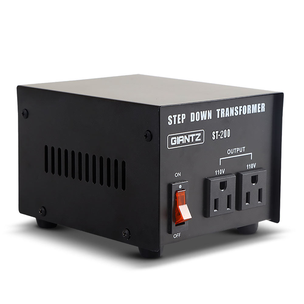 Step Down Transformer | 200W | 240V to 110V | Voltage Converter | AU-US